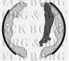 BORG & BECK BBS6399 Brake Shoe Set